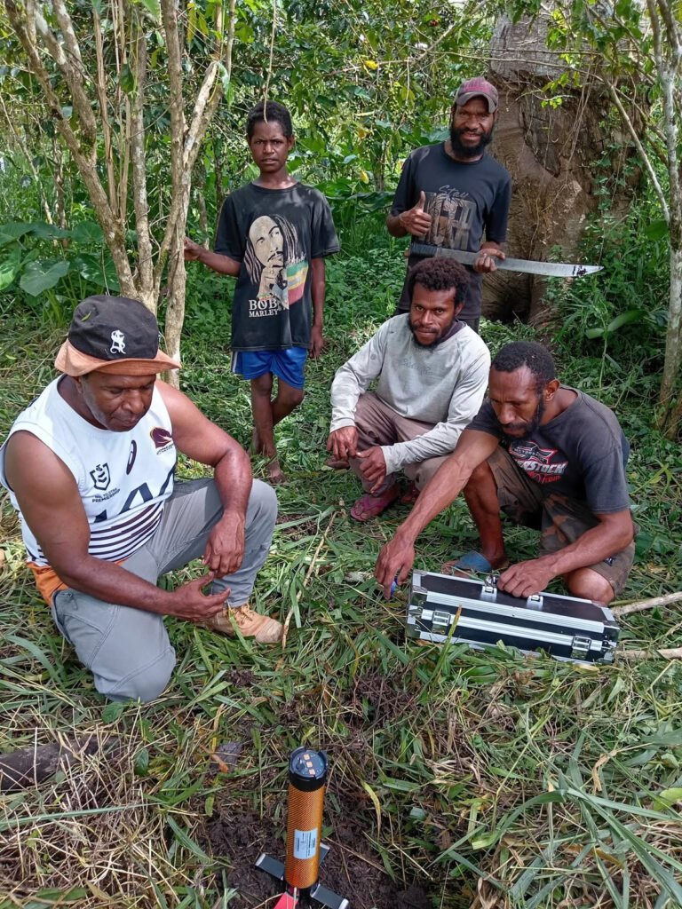 Water detection survey based on resistivity with local community members